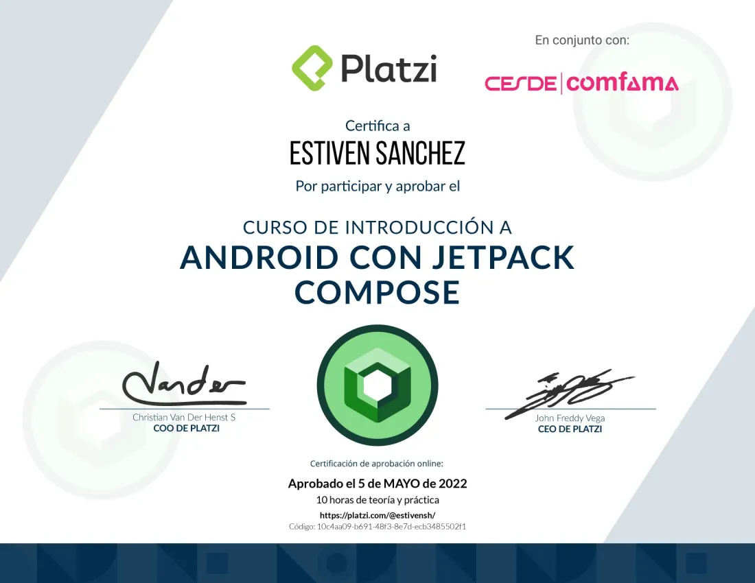 Introductory course to Android with Jetpack Compose